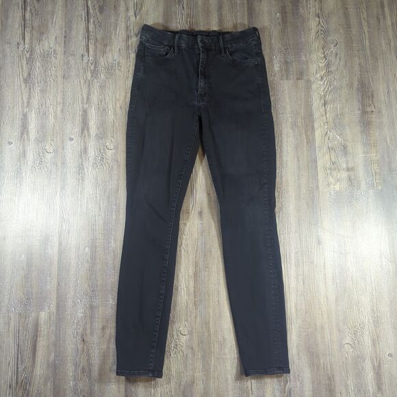 Mother Denim - Mother Jeans Womens Size 29 High Waisted Looker in Blackbird Skinny Stretch